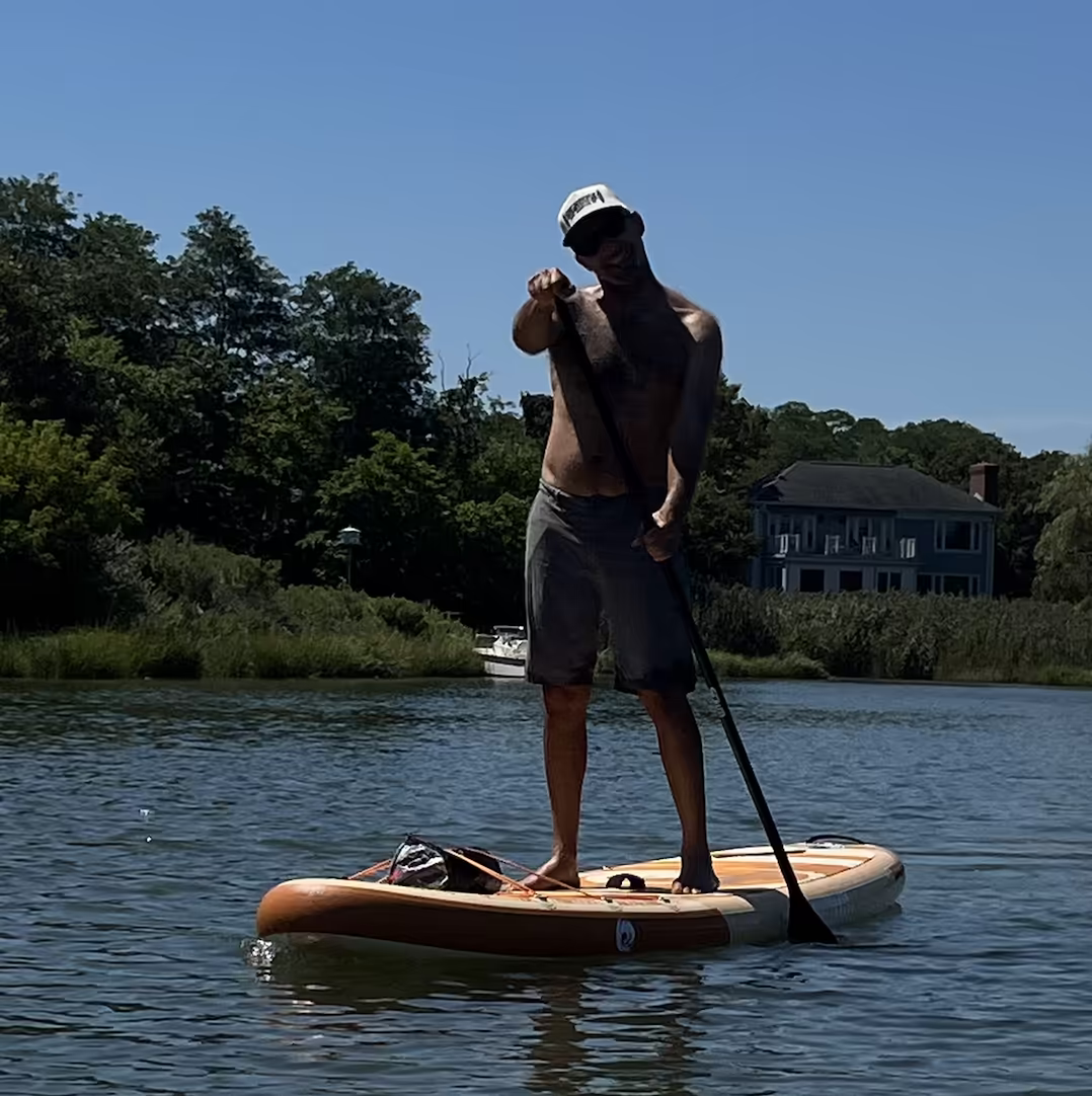A Hamptons Kayaking beach ceremony